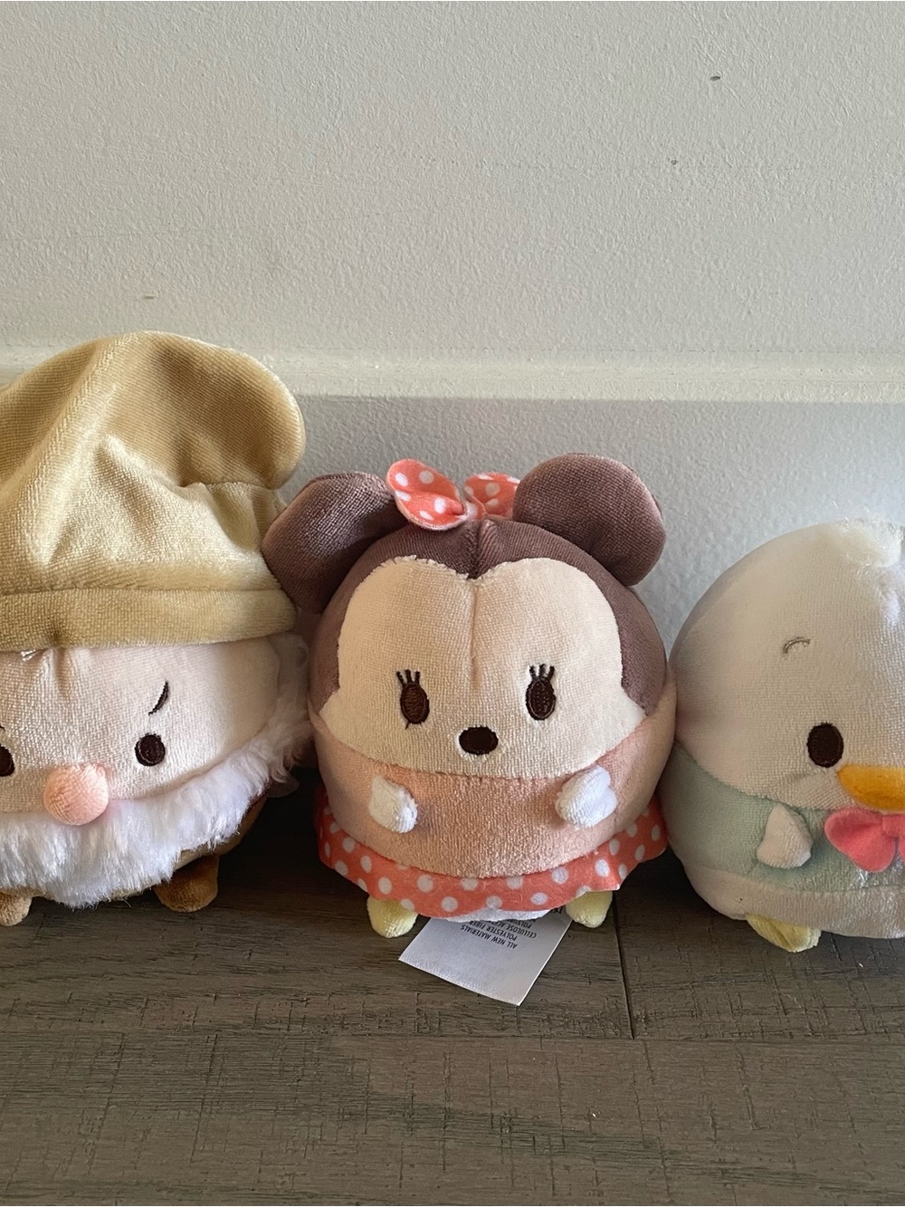 Disney Ufyfy Plush Stuffed Donald Duck, Minnie Mouse & Grumpy from Snow White
